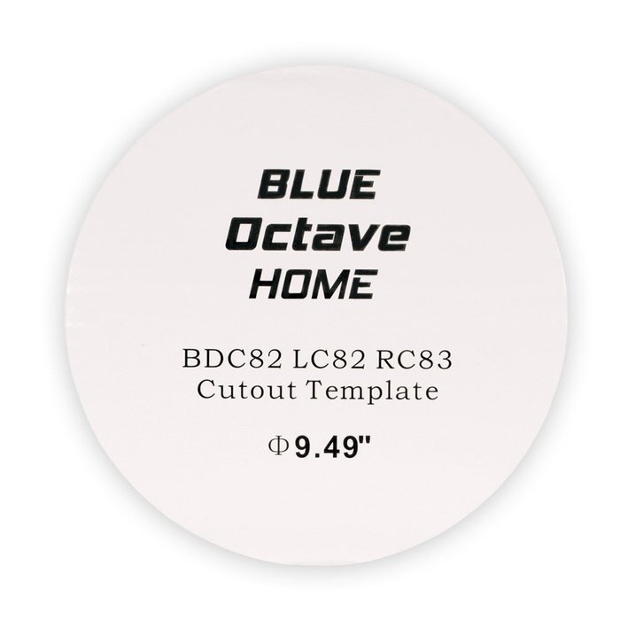 Blue Octave Home BDC82 Round In-Ceiling Speakers (White) N7