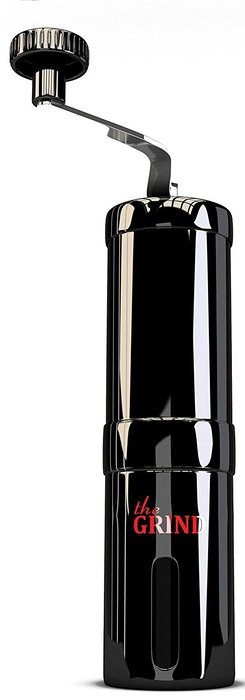 Black Stainless Steel Manual Coffee Grinder with Adjustable Ceramic Conical Burr for Consistent Fine Grind. Hand... N2