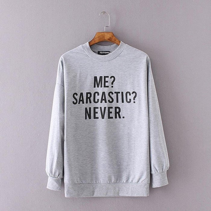 Pullover Tops,Morecome Women Ladies Letter Print Long Sleeve Sweatshirt Loose Blouse N23