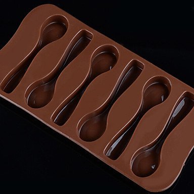 Y&XL&H DIY Silicone Spoon Cake Mold Chocolate Mold Random Color N2