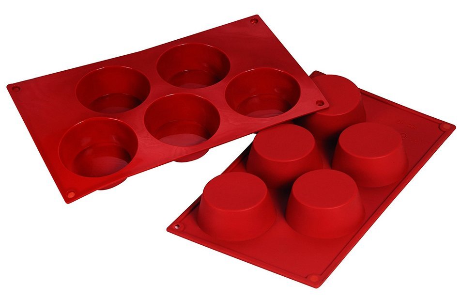 Fat Daddio's Silicone Bakeware, Muffin, 4.57-Ounce