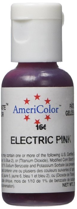 Americolor Gel Paste Food Color, Electric Pink N5