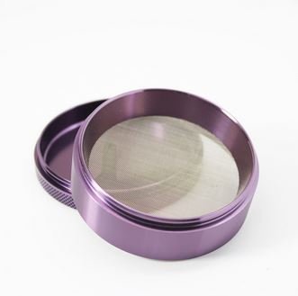 Sharp Stone Official Authentic Large 4 Piece Grinder Hard Top 2.5 Inches Purple + Free Performance Technology... N3