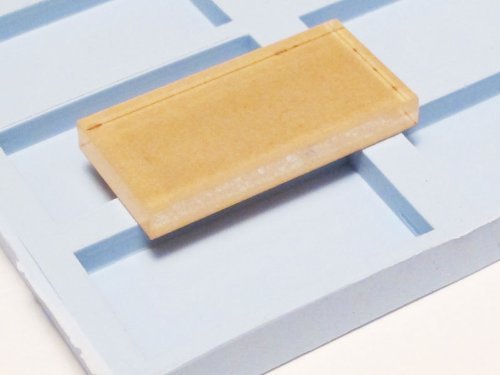 Reusable silicone mold 1 inch by 2 inch rectangle 16 cavity N3