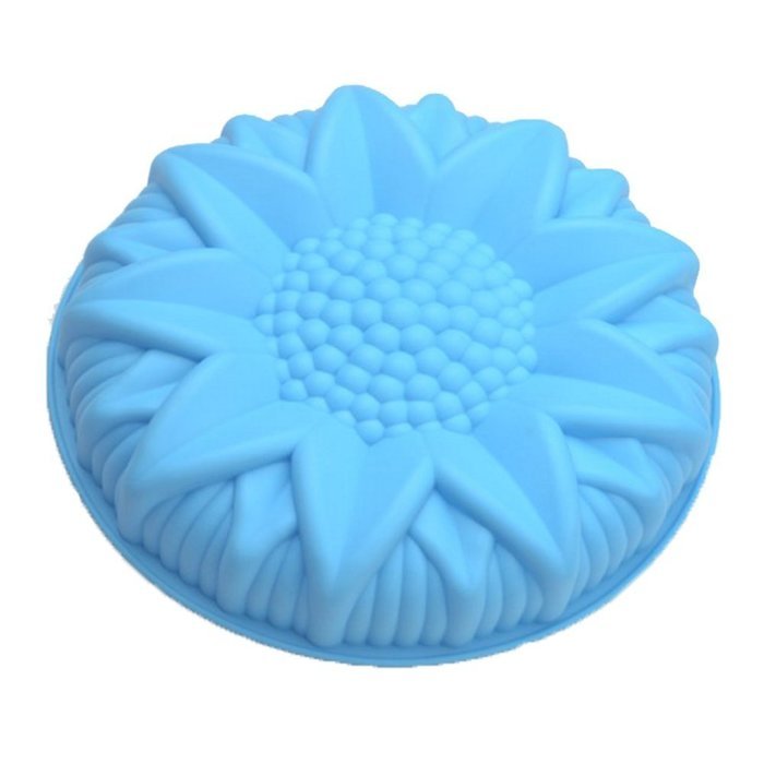 10" Sunflower Cake Bundt Pan Silicone Mold N4
