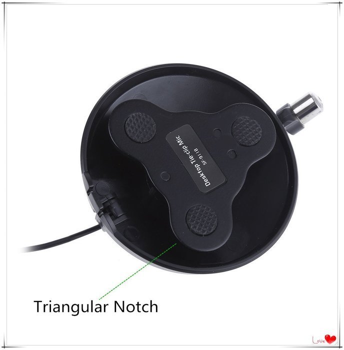 2 in 1 Desktop Detachable Wired Microphone with Clip Support Hands Free N4