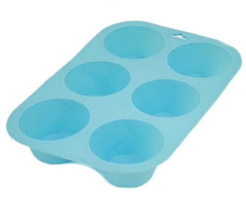 6 CUP MINI MUFFIN TRAY ASSORETED COLOUR N2