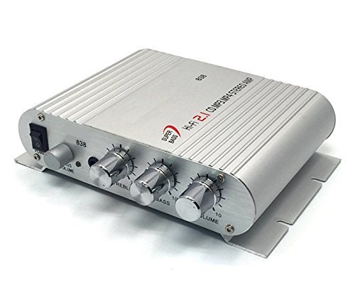 Generic 12V DC Mini Hifi Audio Power Amplifier Booster 2.1CH Super Bass MP3 Stereo for Car Phone PC Home N5