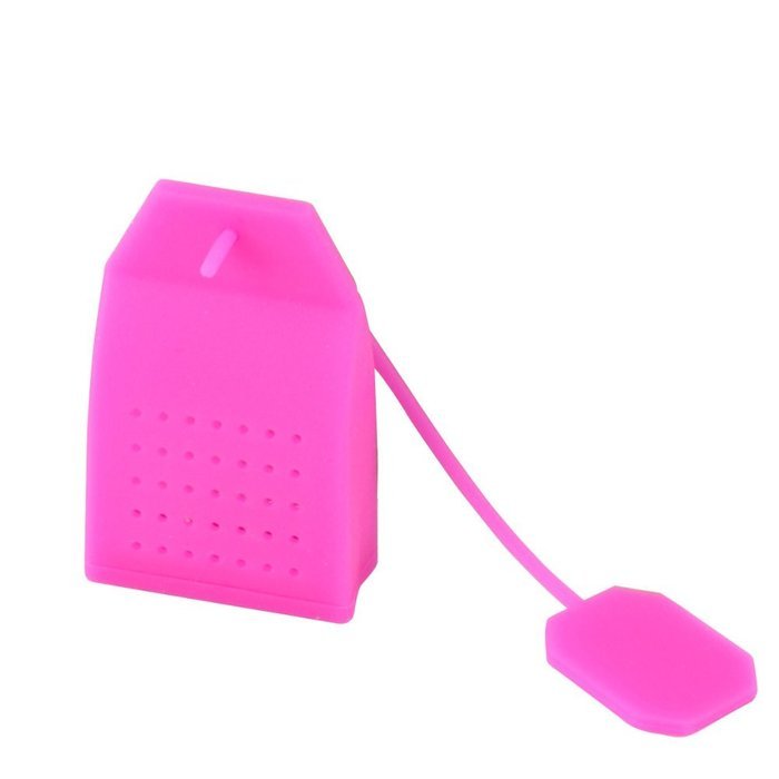 Silicone Bag Shape Tea Infuser Strainer Tea Leaf Filter for Teacup Teapots&iuml;&frac14;&OElig; Random Color N2