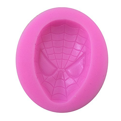 Everyshine 3D Spider-Man Silicone Fimo Clay Mold Cupcake Decorating Sugar Fondant Craft Kitchen Baking Cookie...