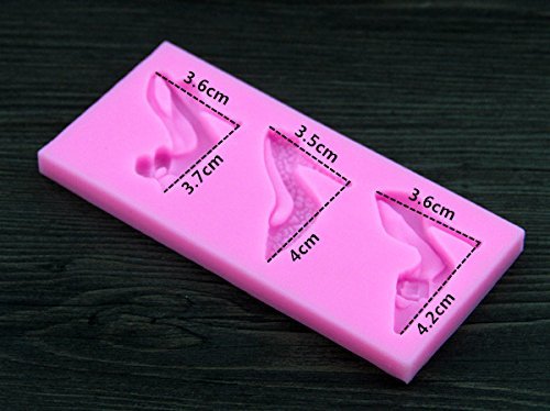 Anyana Silicone High-heeled Shoes Fondant Mold Cake Decorating Pastry Gum Pastry Tool N3
