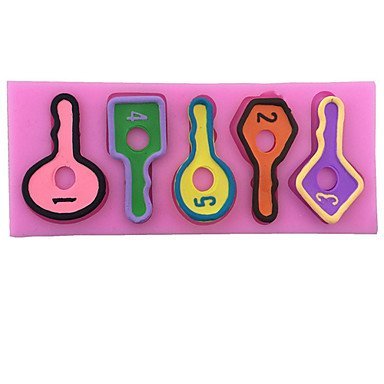 Y&XL&H Key Shaped Silicone Fondant Cake Cake Chocolate Silicone Molds,Decoration Tools Bakeware