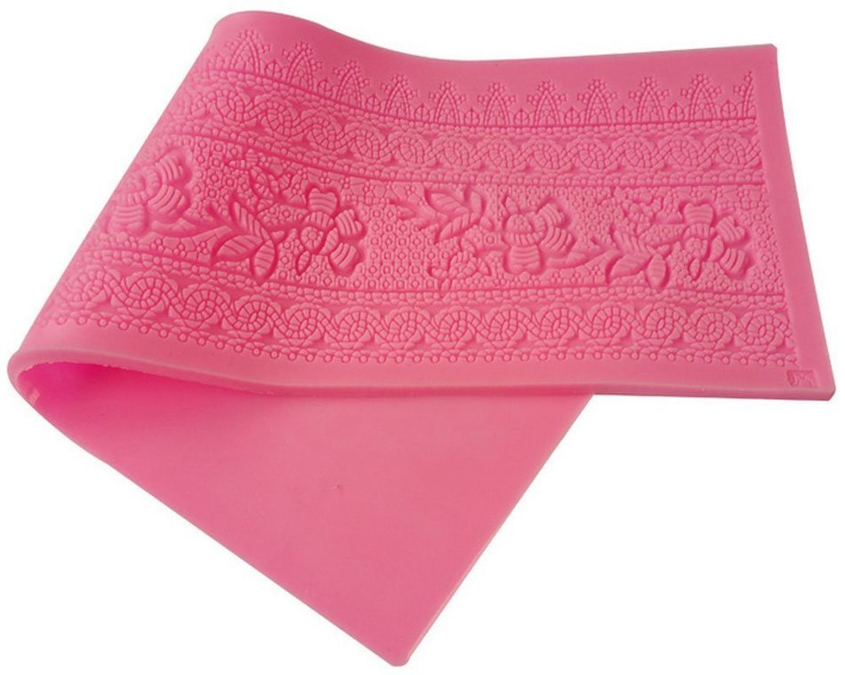 Lesirit Silicone Fondant Cake Lace Embossed Cake Mold Mat (A) N3