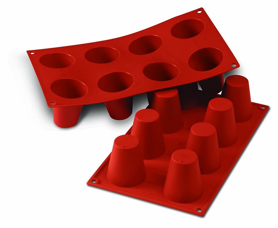 Silikomart SF019/C Silicone Classic Collection Mold Shapes, Baba, Small N2