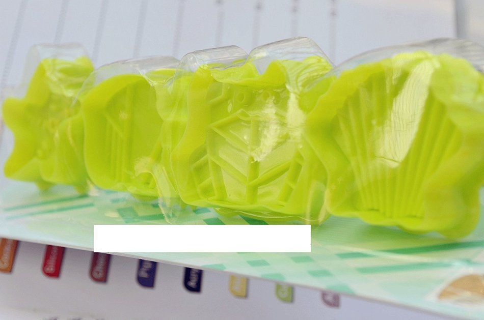Anyana 4pcs set Crab & Conch & Sea Shell Plastic Plunger And Cookie Cutter Cake Mould Tool Kitchen Tool Sugar... N2