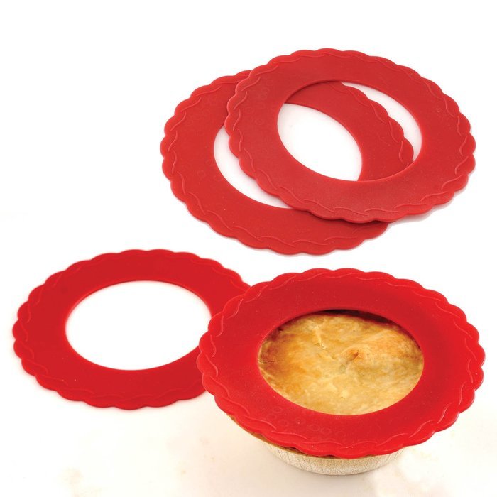 Norpro 3280 Silicone Mini Pie Pan Shields, Set of 4 N5