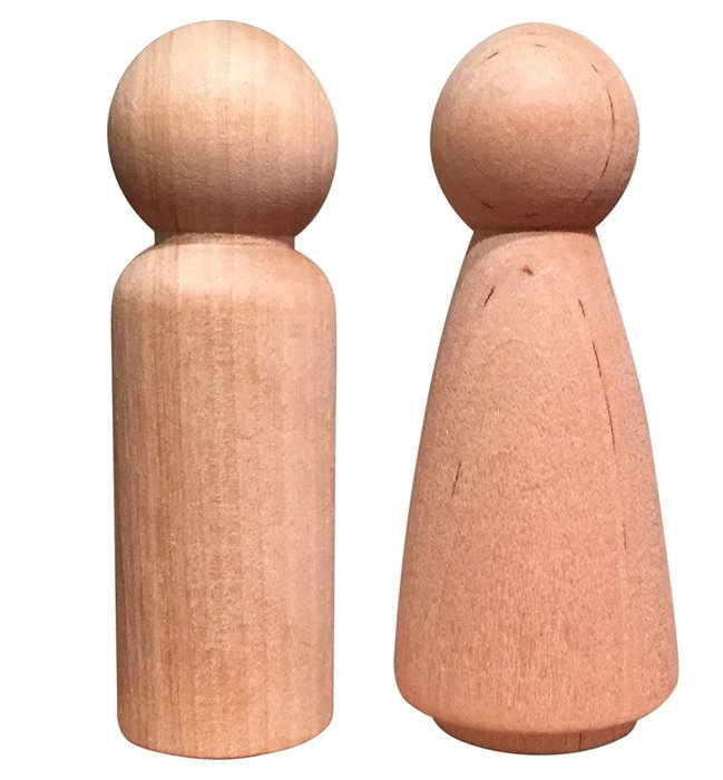 DIY Wood Cake Topper Couple - Large Wood Couple Wedding Cake Toppers N2