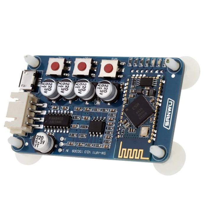 LeaningTech Amplifier Module Wireless Bluetooth 4.0 Audio Receiver Board Stereo Digital Mini USB 5V N5