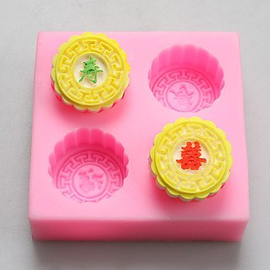 Y&XL&H Fu Lu Shou Xi Chocolate Silicone Molds,Cake Molds,Soap Molds,Decoration Tools Bakeware N4