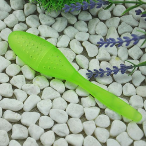 Foxnovo Cute Tadpole Shaped Plastic Teaspoon Tea Strainer Tea Infuser Filter (Random Color) N9