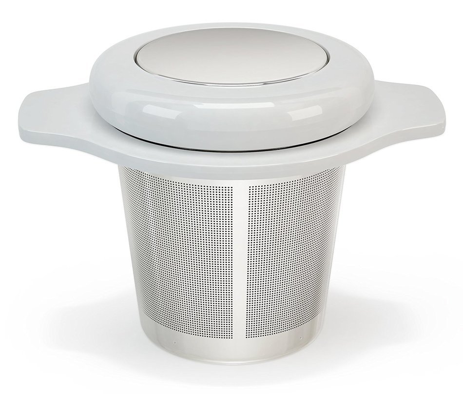 MyTea Infuser ~ Ultra Fine Loose Leaf Tea Infuser with Lid ~ Large Capacity Stainless Steel Tea Strainer Basket... N47