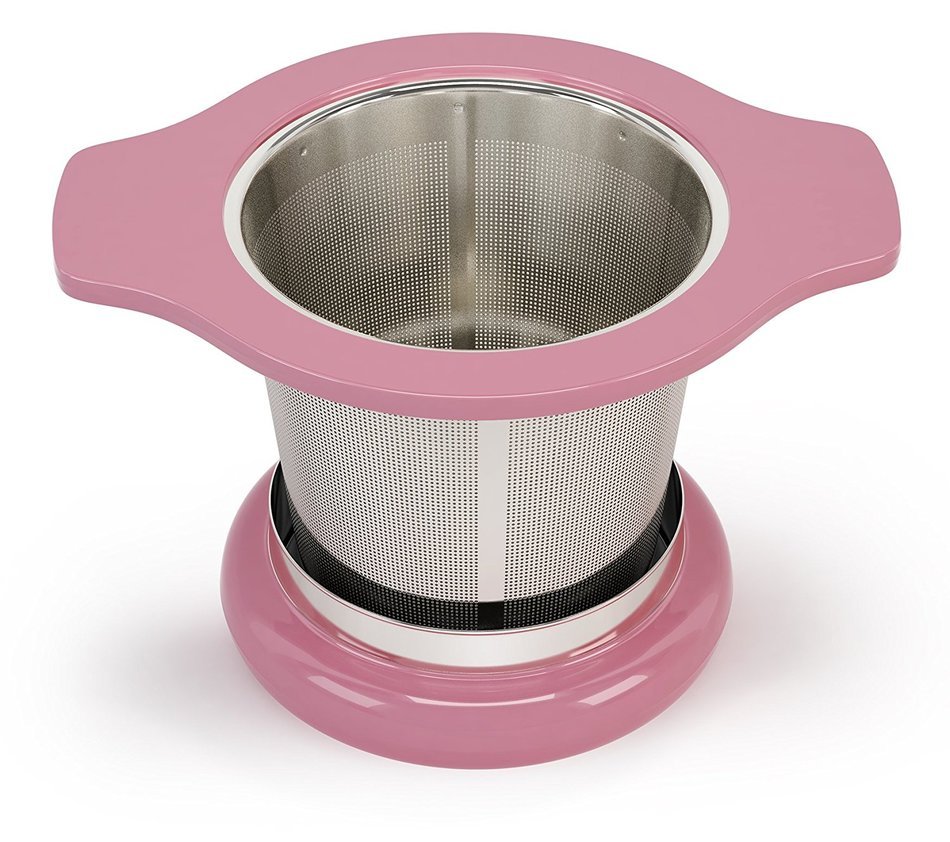 MyTea Infuser ~ Ultra Fine Loose Leaf Tea Infuser with Lid ~ Large Capacity Stainless Steel Tea Strainer Basket... N49