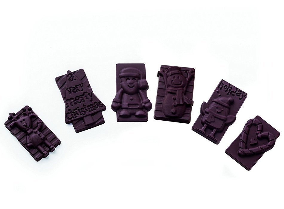 Silikomart Silicone Easy Chocolate Mold, Assorted, Robots N10