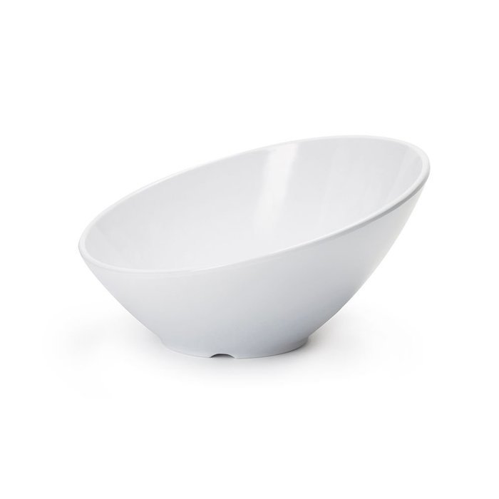 G.E.T. B-789-W San Michele White Melamine Cascading 36 Oz Bowl