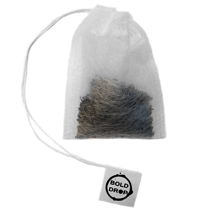 BoldDrop Premium Empty Drawstring Disposable Tea Filter Bags - 100 bags (Bleach free, Paper free, Natural Plant... N4