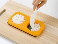 Akebono industry Rice Ball Sandwich Press Mold - Square - (WE-960) N2
