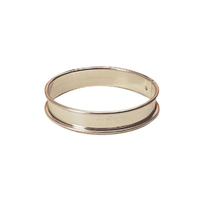 Paderno World Cuisine 9 1/2 Inch by 3/4 Inch Tart Pastry Ring