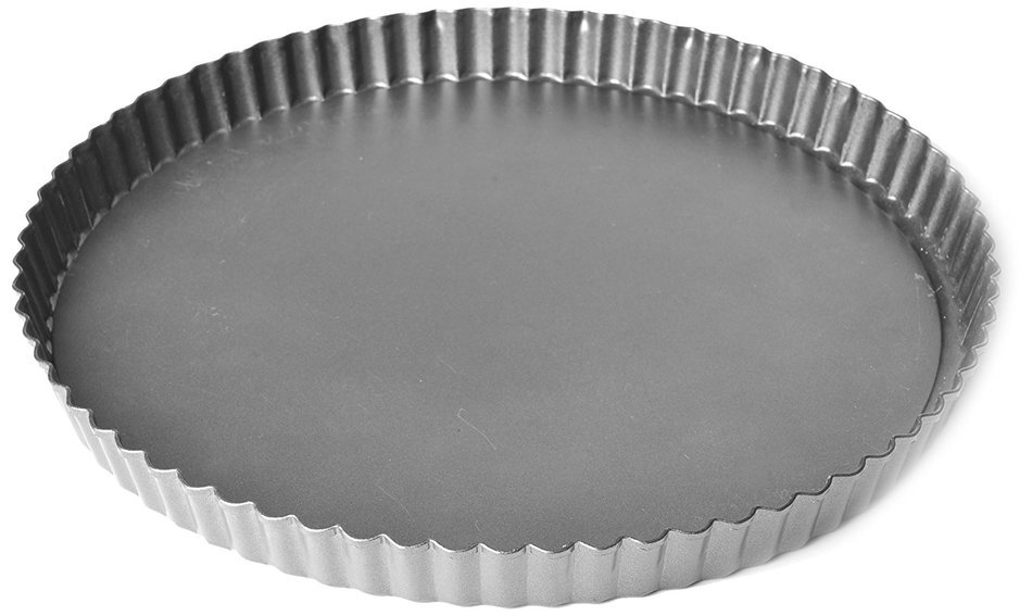Chloe's Kitchen 203-162 10-Inch Round Quiche Removable Bottom