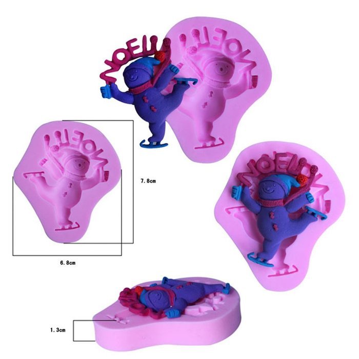 Children's ability to exercise, plasticine shape Office School Educational DIY Craft Silicone Fondant Mold Silicone... N59