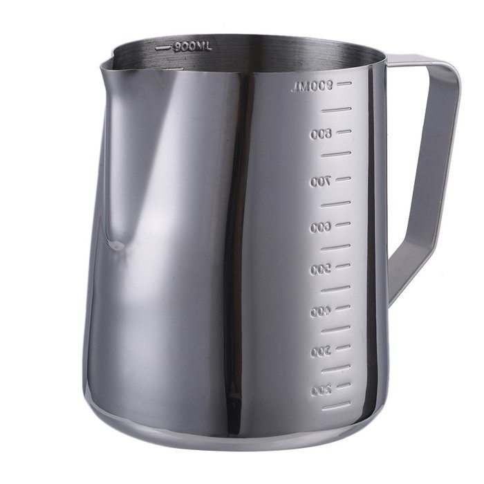 Awtang Frothing Pitcher Milk Store 900Ml Volume Stainless Steel Jug N3