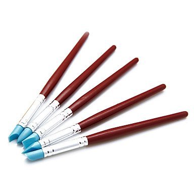 Y&XL&H 5 pcs Silicone Cake Decorating Pen Set Food Paint Icing Cupcake Sugarcraft Tools