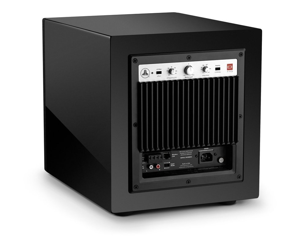 JL Audio Dominion D110 10" Powered Subwoofer (Black Gloss) N4