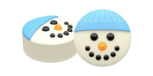 SpinningLeaf Snowman Sandwich Cookie Mold N3