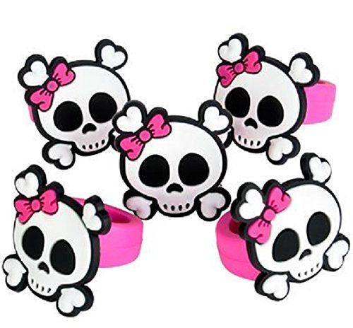 Oasis Supply Pink Pirate Cupcake Decorating Rings - 24 piece set N3
