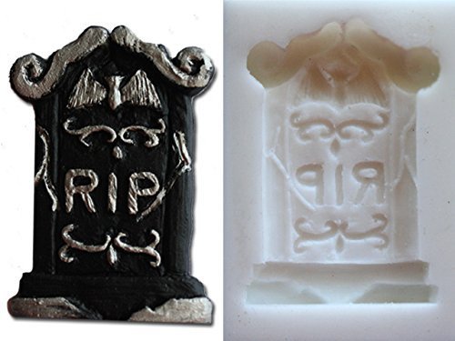 Tomb Stone Silicone Mold for Gum Paste
