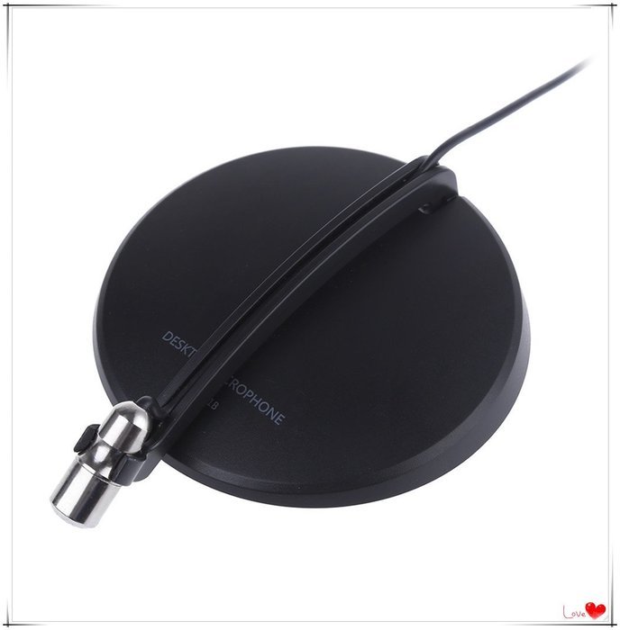 2 in 1 Desktop Detachable Wired Microphone with Clip Support Hands Free N6