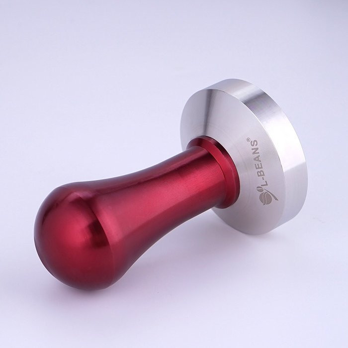 Love The Worder Flat Base Stainless Steel Coffee Tamper Machine Espresso Tamper (Red) N18