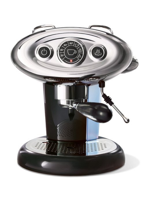 Francis Francis X7 Espresso Machine for Easy Serving Espresso and Ground Coffee, Black
