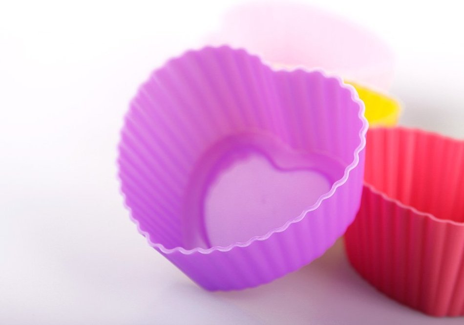 DIY Heart Silicone Cupcake Jelly Chocolate Ice Soap Muffin Mold Mould N3
