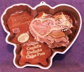 Wilton Cake Pan: Romantic Cupid/Cupid's Delight (502-4262, 1982)
