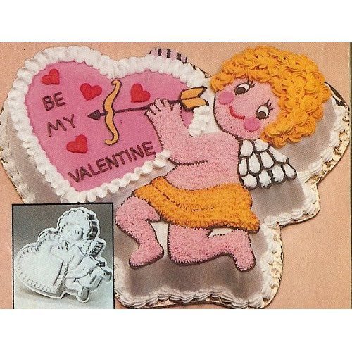 Wilton Cake Pan: Romantic Cupid/Cupid's Delight (502-4262, 1982) N2