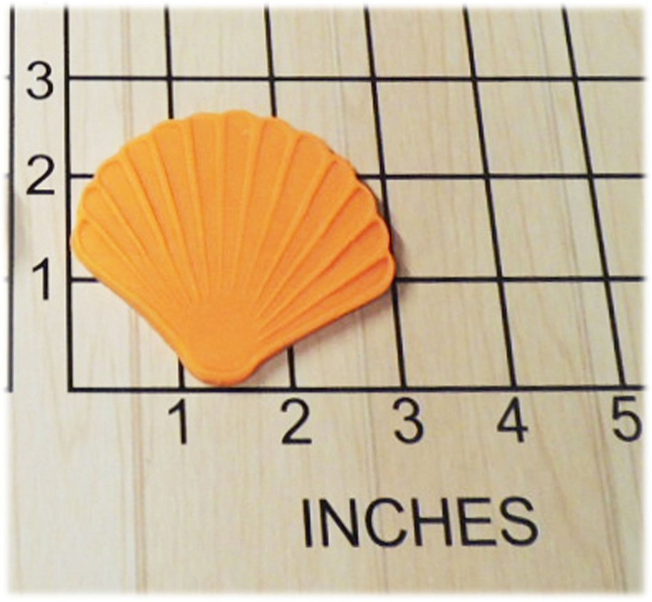 Sea Shell Shaped Fondant Cookie Cutter and Stamp #1144 N2