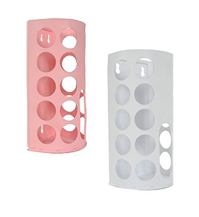 Lesirit Hanging Plastic Bag Dispenser Wall Mount Grocery Bag Holder (C) N7