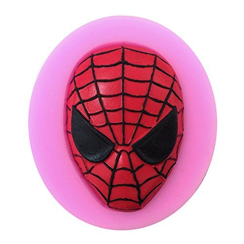 Everyshine 3D Spider-Man Silicone Fimo Clay Mold Cupcake Decorating Sugar Fondant Craft Kitchen Baking Cookie... N2