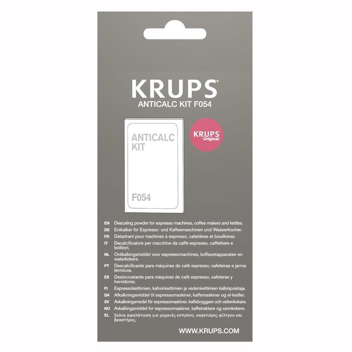 KRUPS F054 Descaling Powder for Kettles Coffee and Espresso Makers Fully Auto Machines EA8442 And EA8250 N2