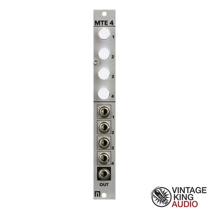 Malekko Mute 4 3HP 4-channel mute module